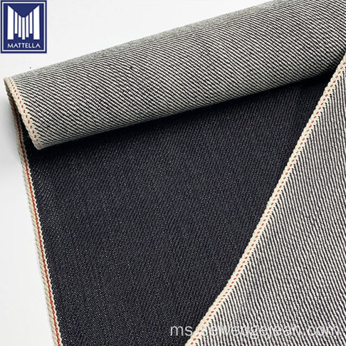 musim sejuk berat 22oz indigo jepun selvedge fabrik